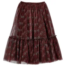 Юбка с оборками и леопардовым принтом Юбка с оборками и леопардовым принтом