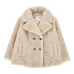 Teddy double-breasted coat