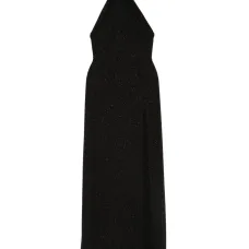 Платье макси с вырезом халтер