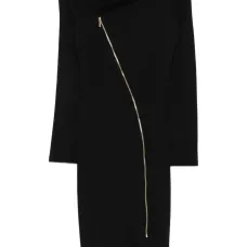 Платье миди Chelsea с косой молнией