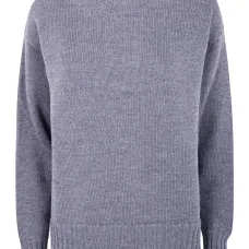 Шерстяной свитер с круглым вырезом