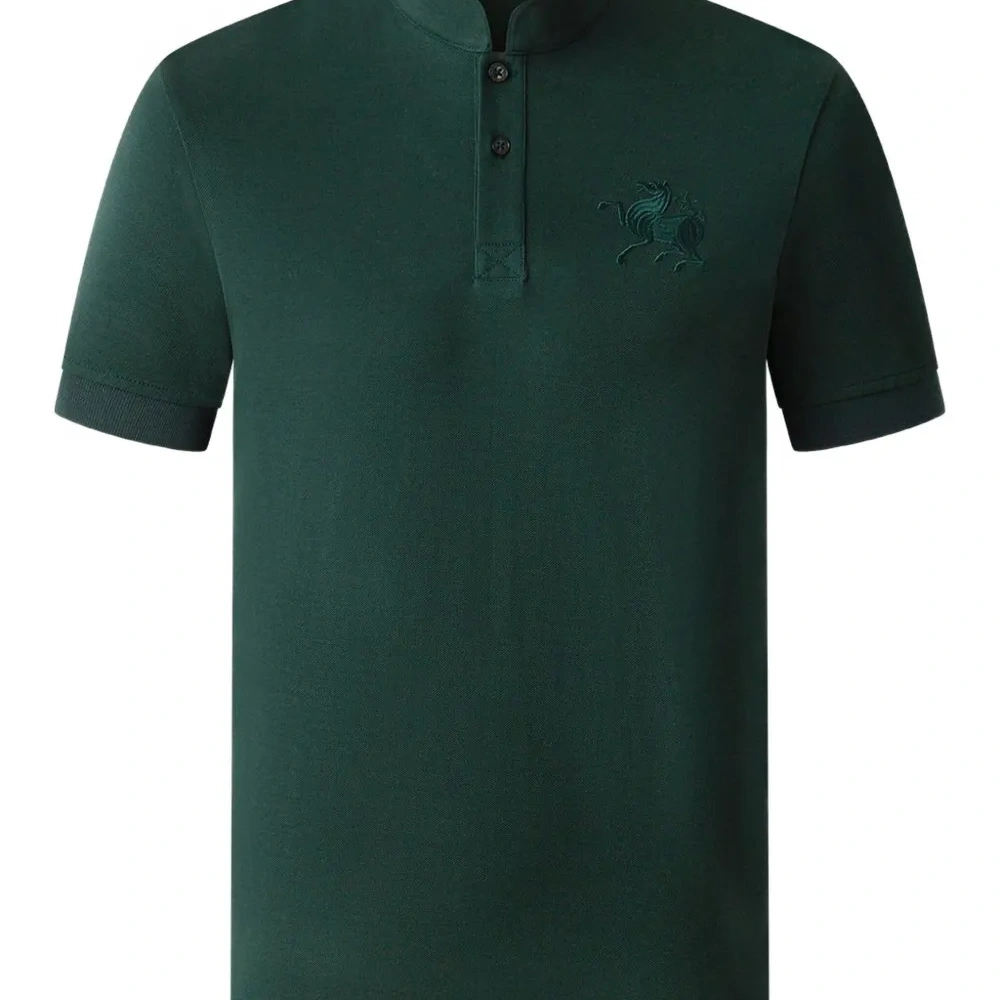 Рубашка поло Tang Horse с воротником-стойкой