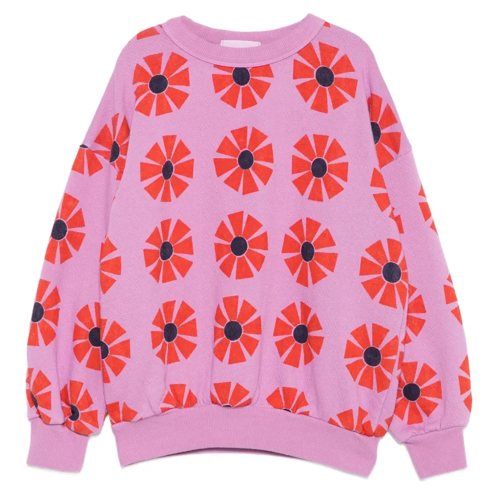 Толстовка с цветочным принтом