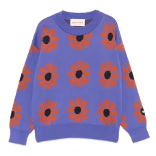 Джемпер с цветочным принтом