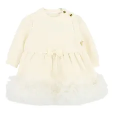 Платье с бантом и тюлем