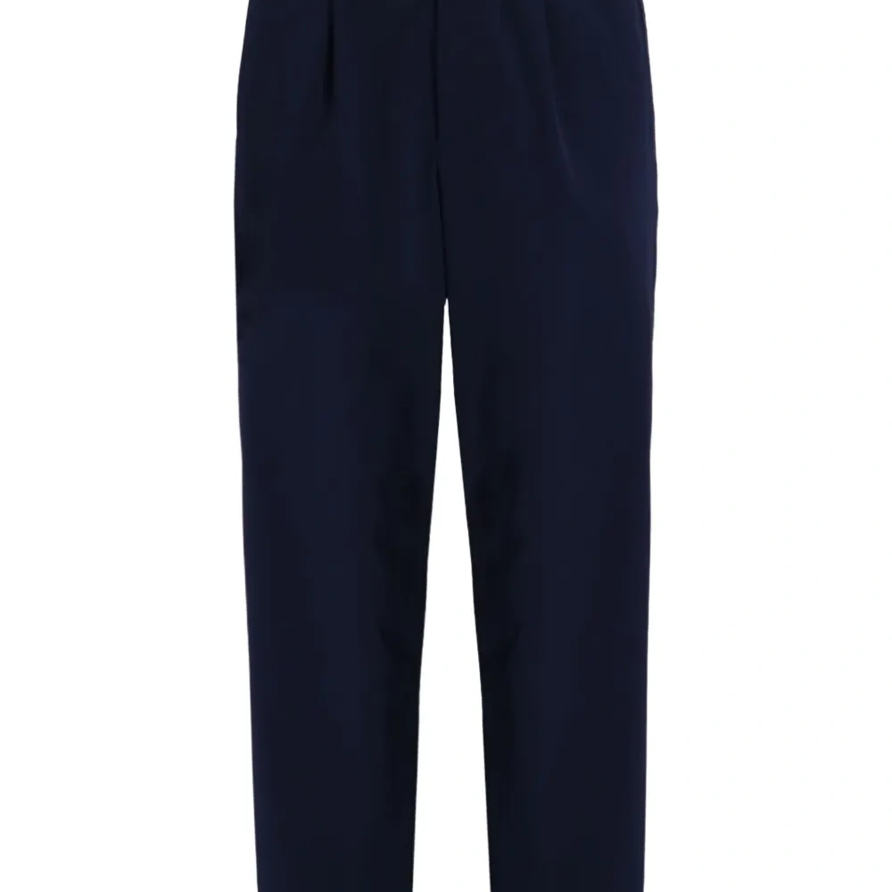 Плиссированные брюки прямого кроя