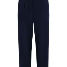 Плиссированные брюки прямого кроя