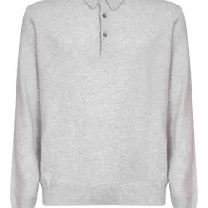 Рубашка поло в рубчик