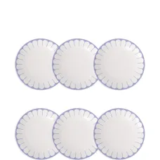 Набор тарелок с фестонами