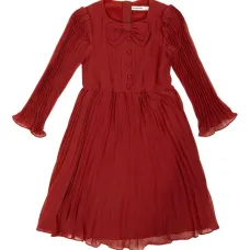 Платье с плиссированной юбкой