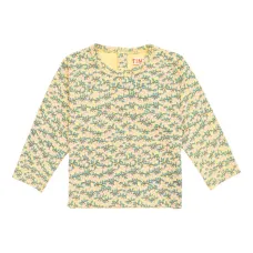 Футболка с длинными рукавами и принтом