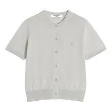 Кардиган с короткими рукавами и вышивкой Baby Fox