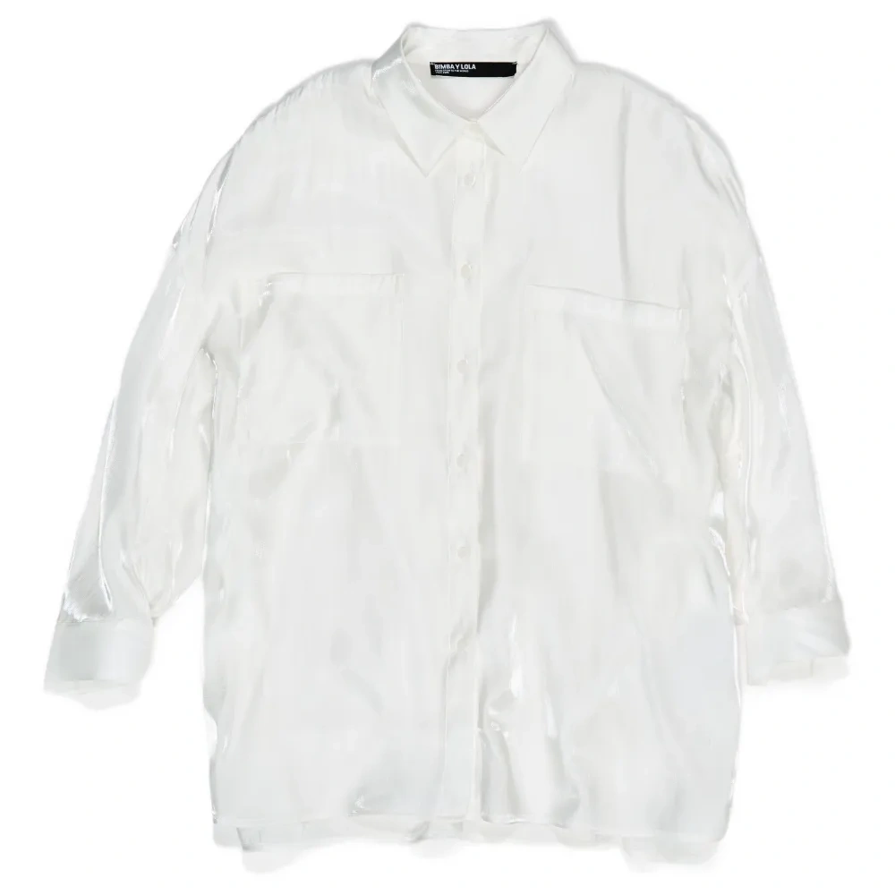 Рубашка с заниженной линией плеч