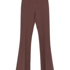 Расклешенные брюки на молнии