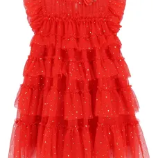 Ярусное платье с пайетками