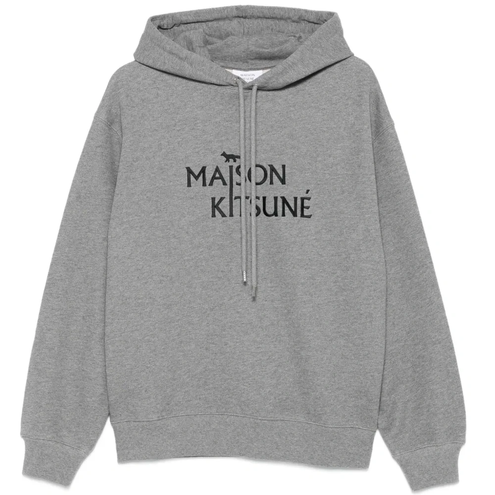 Худи в рубчик с вышитым логотипом