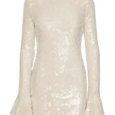 Платье мини с пайетками