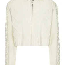 Кардиган фактурной вязки с капюшоном Кардиган фактурной вязки с капюшоном