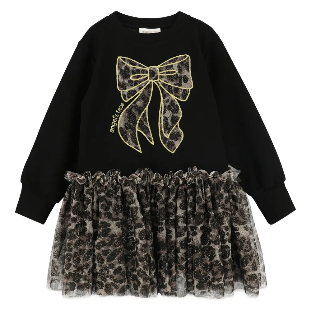 Платье из тюля с бантом