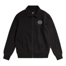 Толстовка на молнии с вышитым логотипом