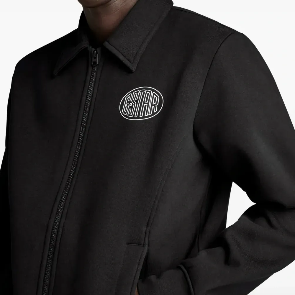 Толстовка на молнии с вышитым логотипом