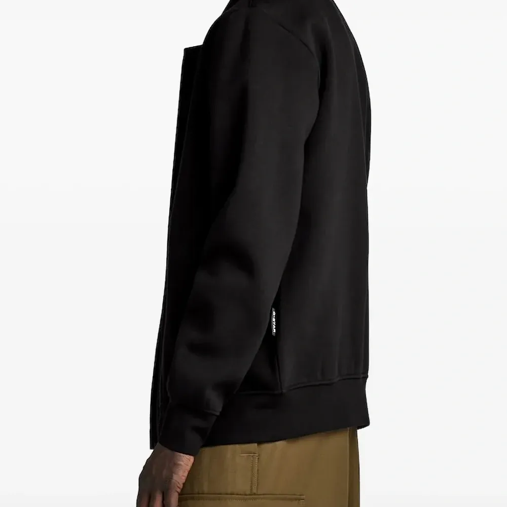 Толстовка на молнии с вышитым логотипом