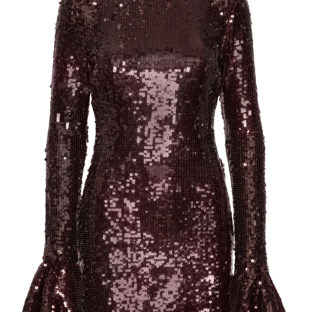 Платье мини с пайетками