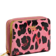 Кошелек на молнии с леопардовым принтом Кошелек на молнии с леопардовым принтом