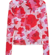 Топ с цветочным принтом Топ с цветочным принтом