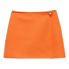 Мини-юбка на пуговицах