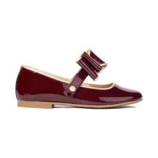 Балетки с бантом