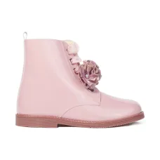 Ботинки со шнуровкой и оборками