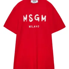 Платье-футболка с круглым вырезом