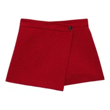 Запашные шорты на пуговицах