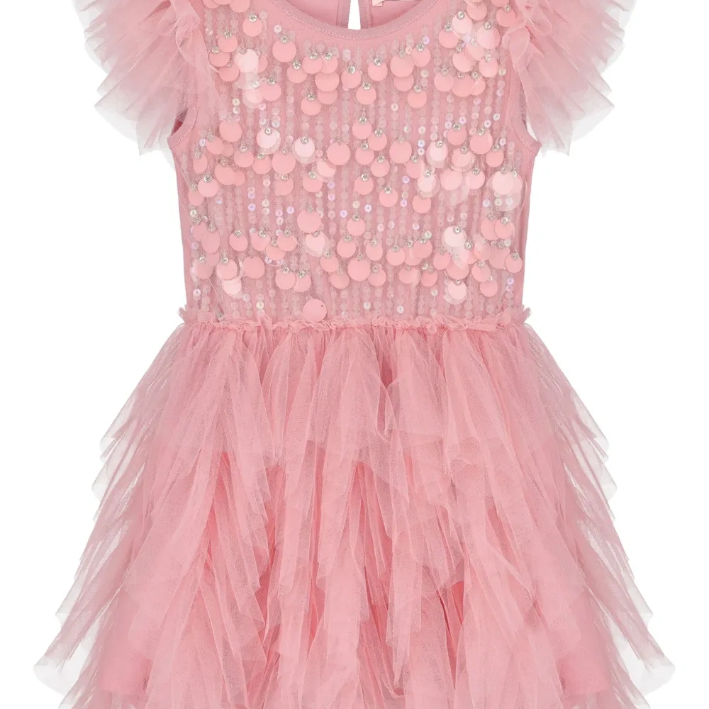 Платье из тюля с пайетками