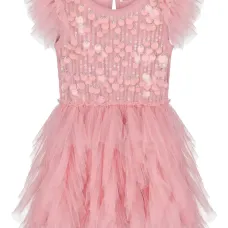 Платье из тюля с пайетками