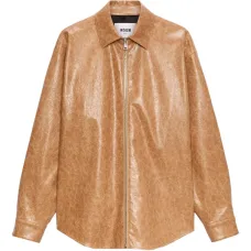 Пальто на молнии с воротником Пальто на молнии с воротником