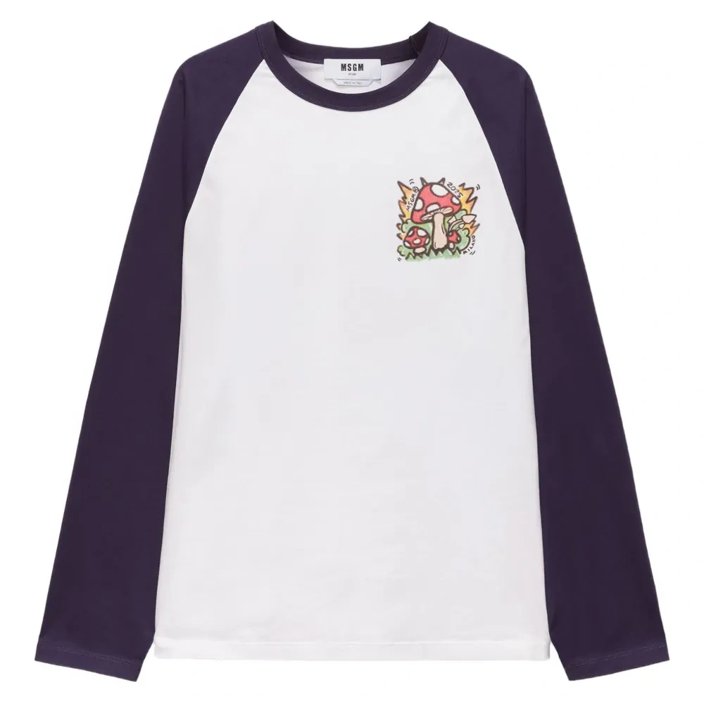 Футболка с длинными рукавами и графичным принтом