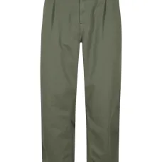 Плиссированные брюки прямого кроя