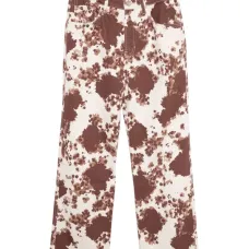 Прямые джинсы средней посадки в стиле 90-х