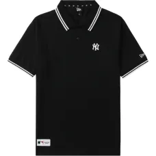 Рубашка поло с полосками на воротнике и логотипом