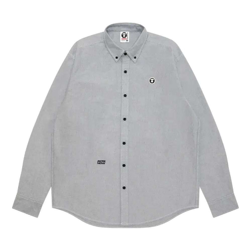 Рубашка с вышитым логотипом