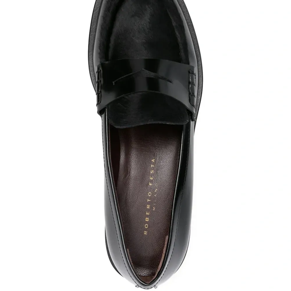 Кожаные лоферы