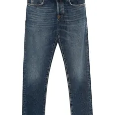 Джинсы с эффектом потертости