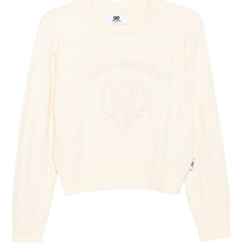 Джемпер с вышитым логотипом