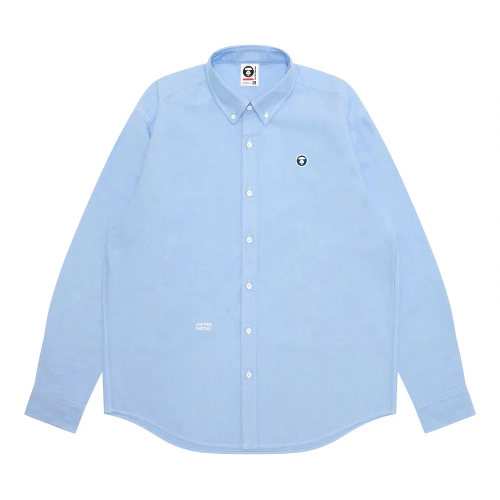 Рубашка оксфорд с нашивкой-логотипом