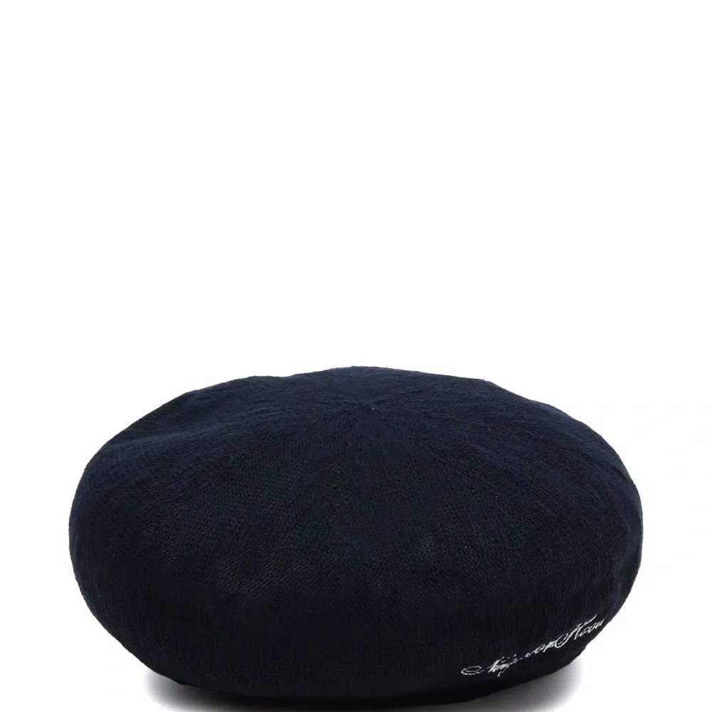 Берет с вышивкой