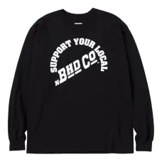 Футболка с длинными рукавами и принтом