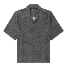 Рубашка с отделкой в полоску