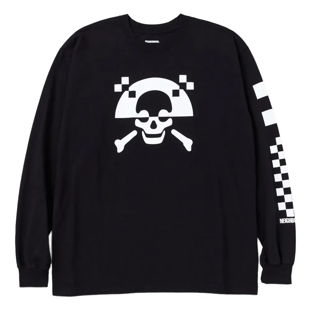 Футболка с длинными рукавами и принтом Skull